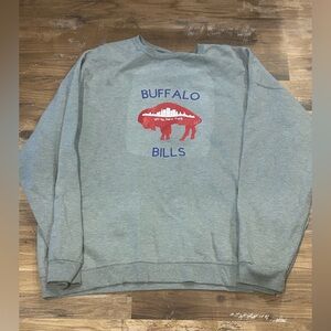 Buffalo Bills Grey Crewneck Sweatshirt XL